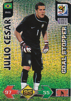 Julio Cesar Brazil Panini 2010 World Cup Goal Stopper #51